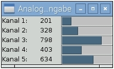 I2C-Analog-Input Modul einlesen