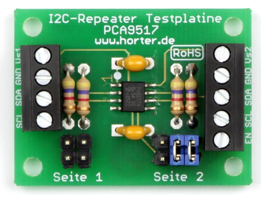 I2C-Repeater Testplatine