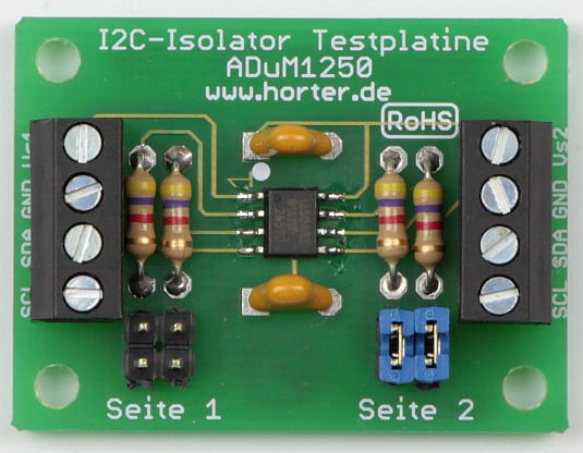 I2C-Isolator zur galvanischen Trennung von I2C-Bussen