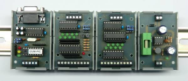 I2C-Hutschienenmodule